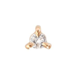 PETITE ANGEL HAIR DIAMOND STUD (SINGLE)